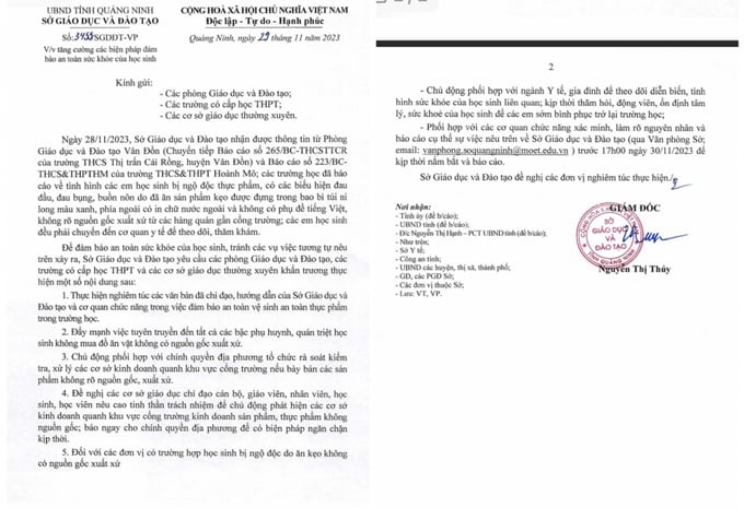 Xử lý cơ sở bán hàng trước trường học sau sự việc học sinh Quảng Ninh ngộ độc do kẹo lạ